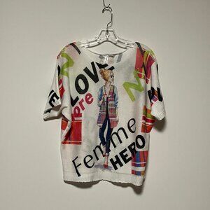 Ethyl Clothing Kippen Pullover Sweater, Size S/M, Style # 20010LWV